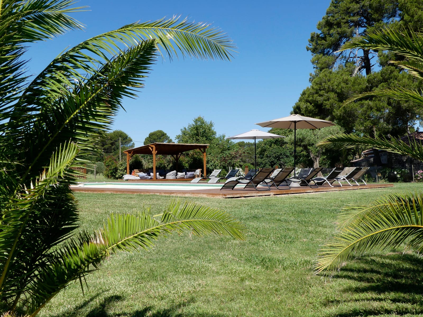 La piscine du domaine de la Grangette